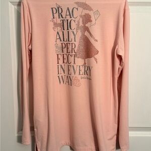 Disney’s Mary Poppins “Practically Perfect” Pink Cardigan - Size M